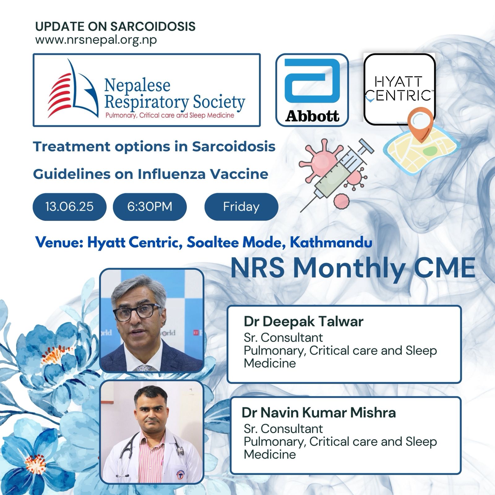 MONTHLY CME ON 13 JUNE 2025 UPDATE ON SARCOIDOSIS